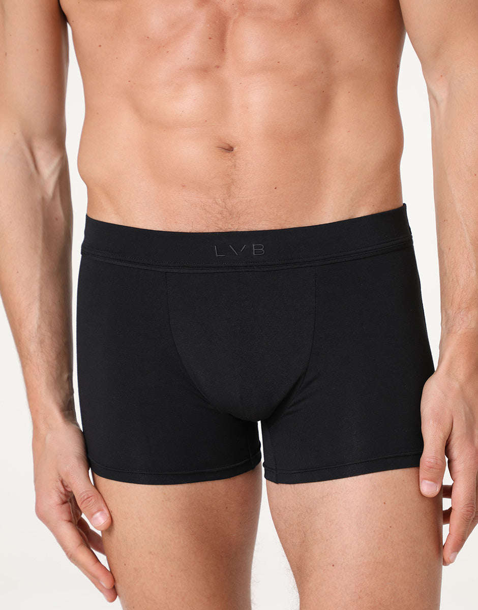 Lovable Man Modern Cotton Modal Boxer Nero Cotone Modal