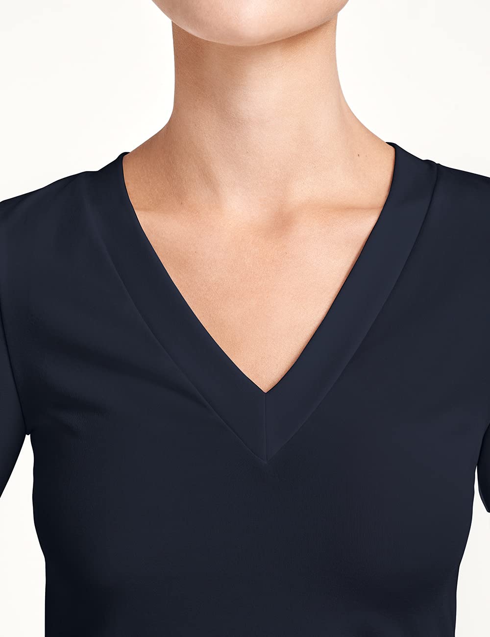 Wolford Aurora 56223 pullover scollo a V nero