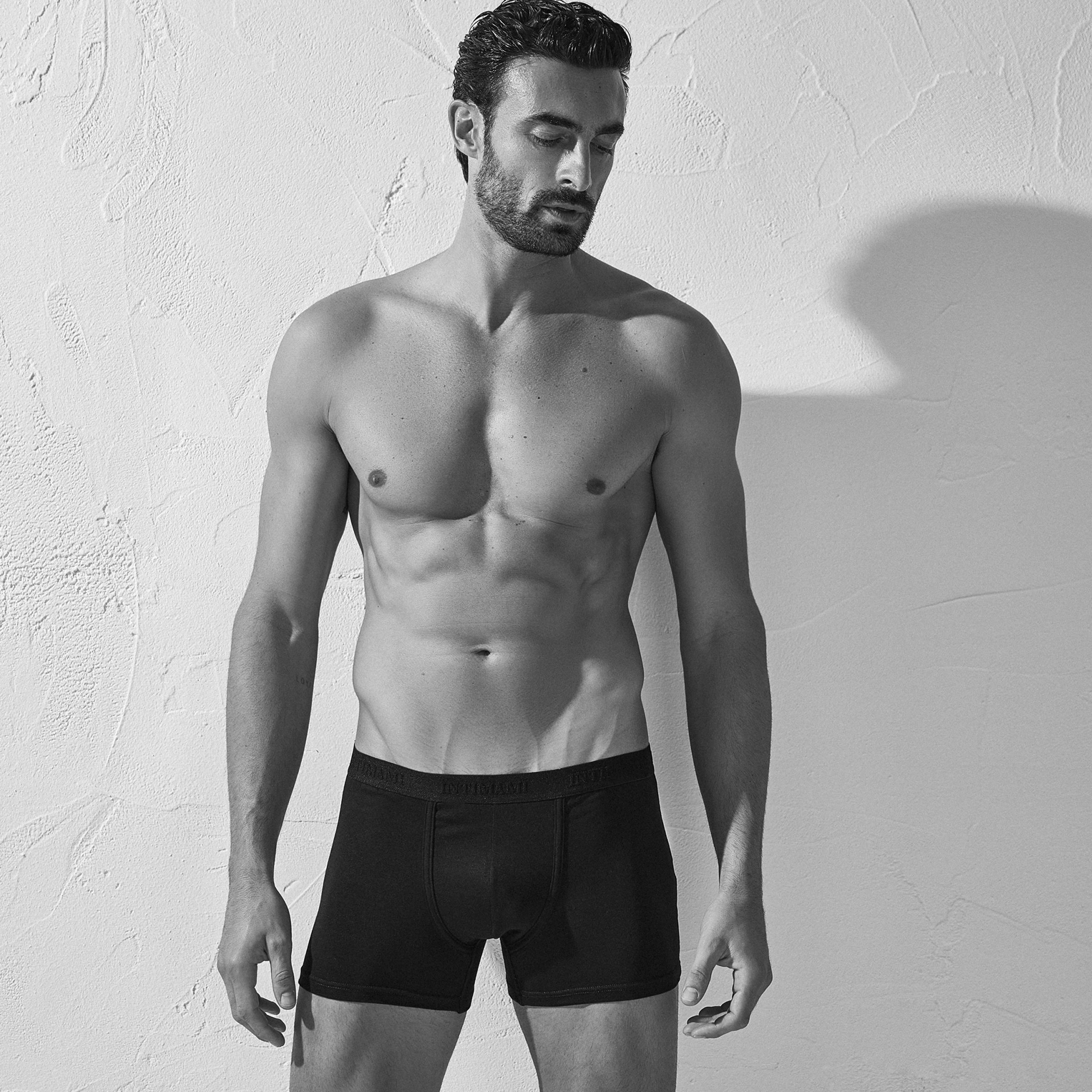 Intimami Boxer Uomo Elastico Esterno Cotone 3 Pezzi