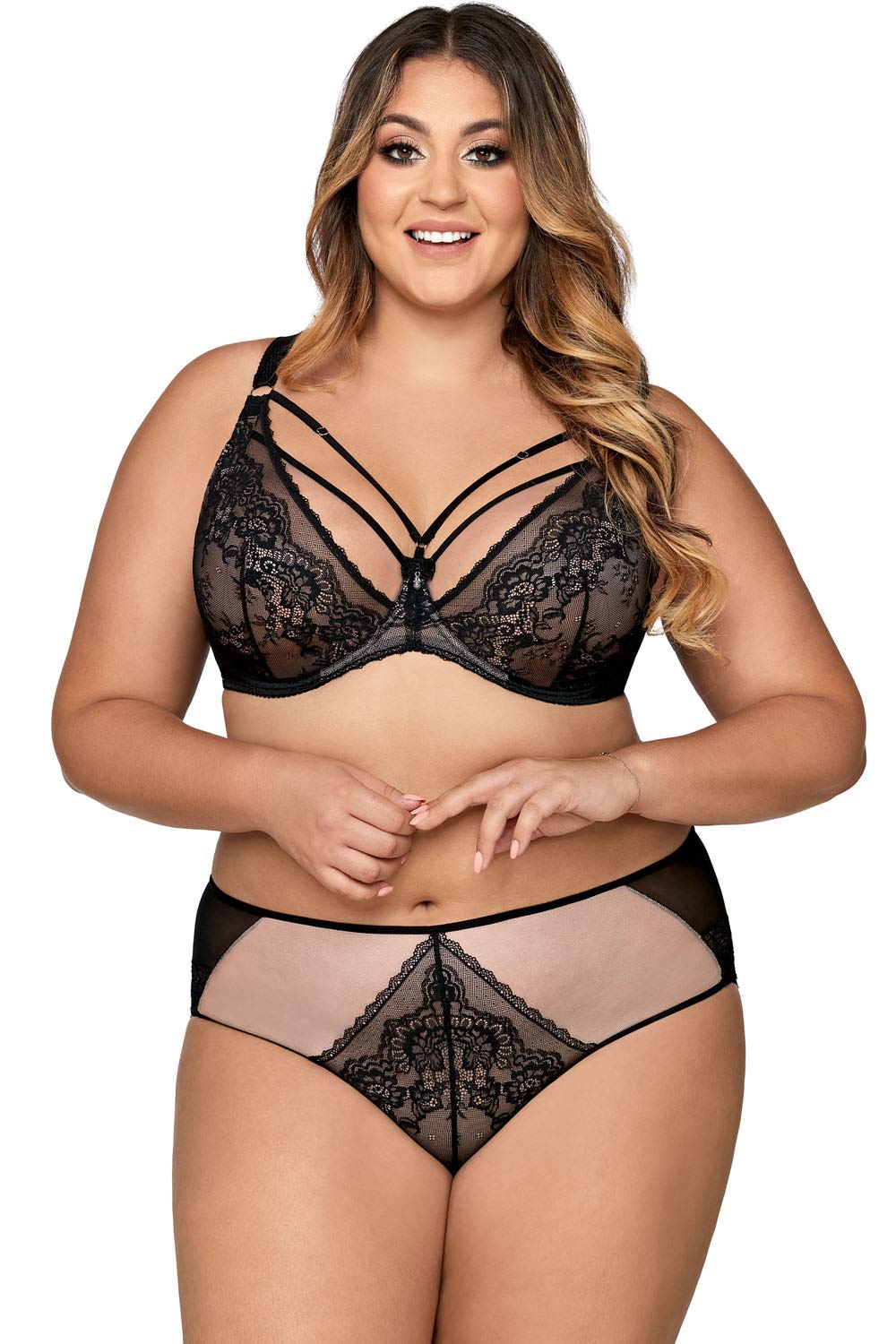 Ava 1824 Venus reggiseno non imbottito nero in pizzo