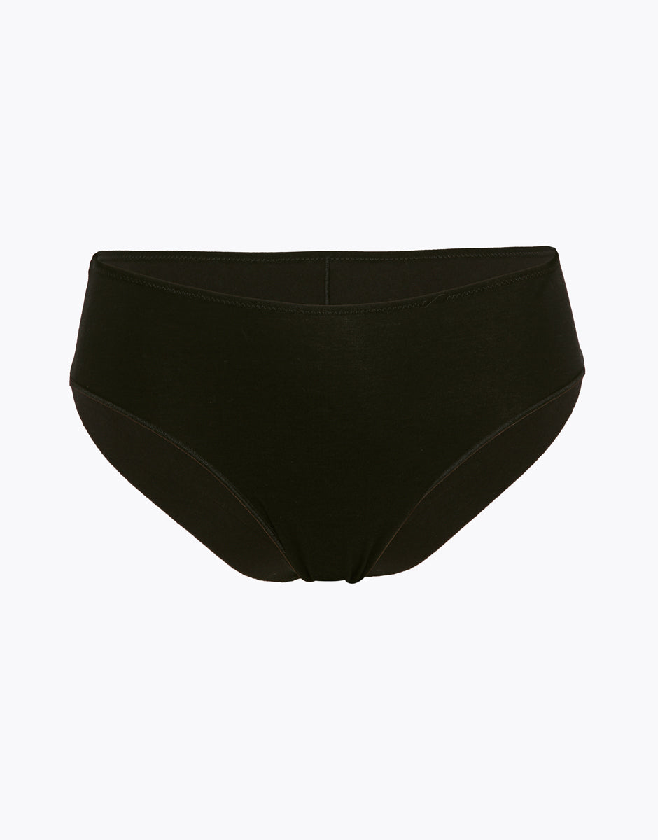 Lovable Invisible Cotton slip midi nero cotone