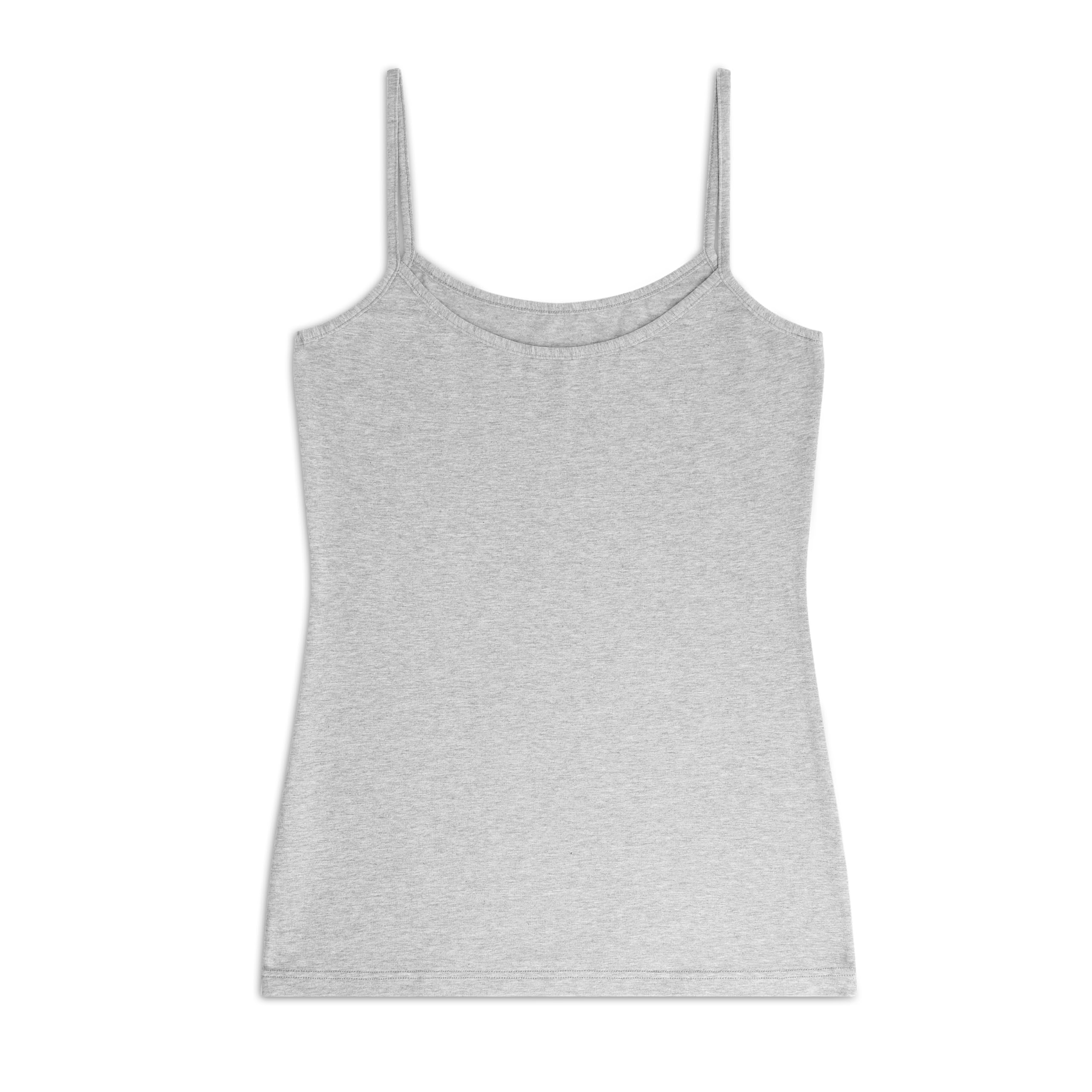Cotonella top spalline sottili jersey cotone beige S