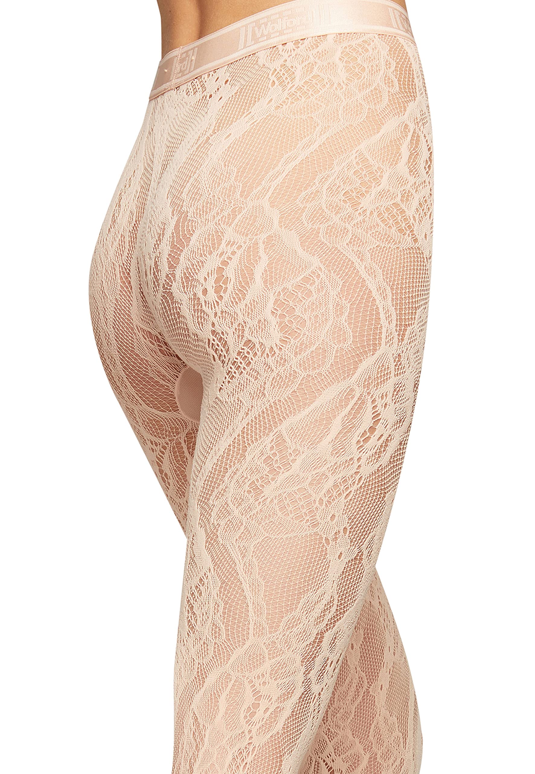 Wolford Rita Collant Rete Floreale Senza Cuciture