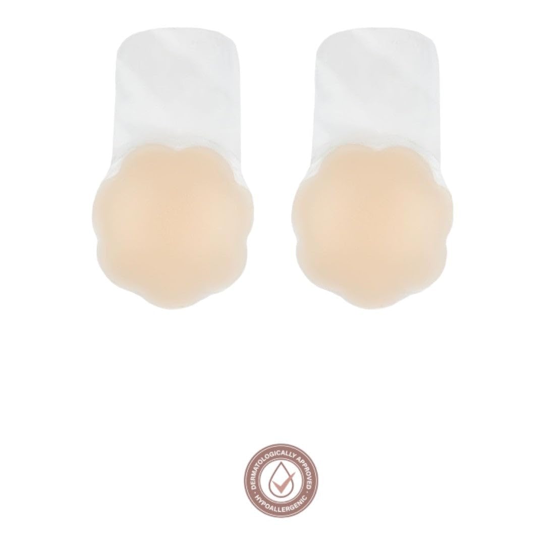 Bye Bra coppe adesive seno beige silicone taglia M
