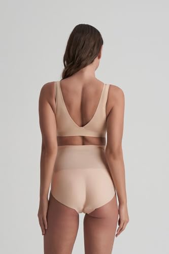 Bye Bra Slip Imbottito Vita Alta push up beige M