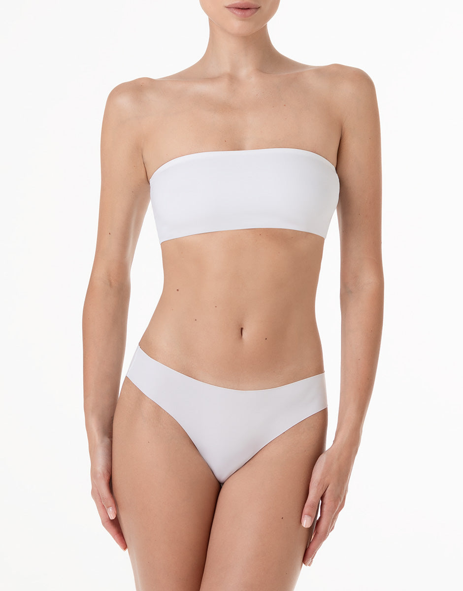 Lovable Second Skin Micro Brasiliano Bianco Microfibra