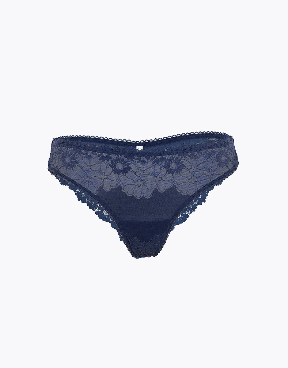 Lovable Garden Flowers Lace Brasiliana pizzo blu polvere