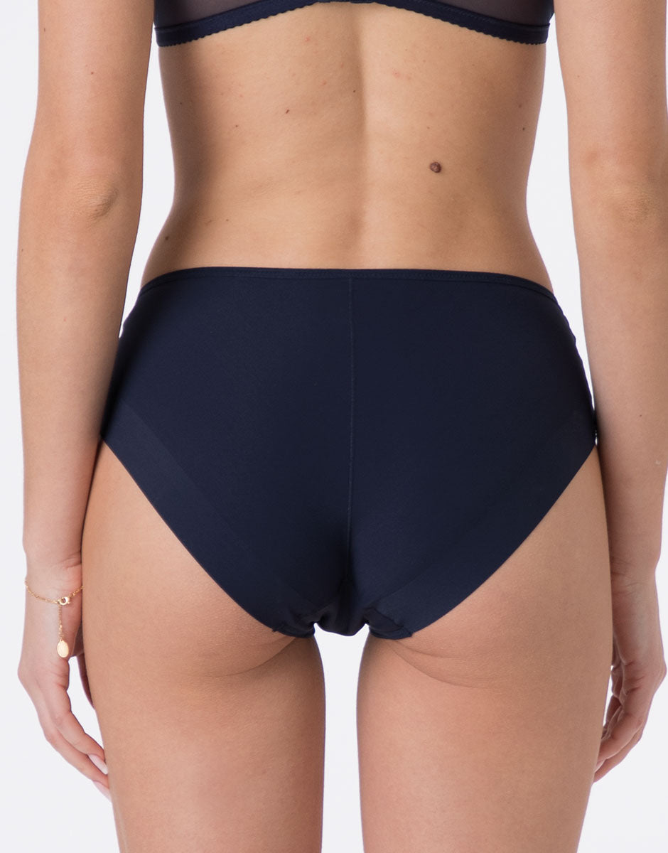 Lovable Invisible L0193 slip midi microfibra blu navy