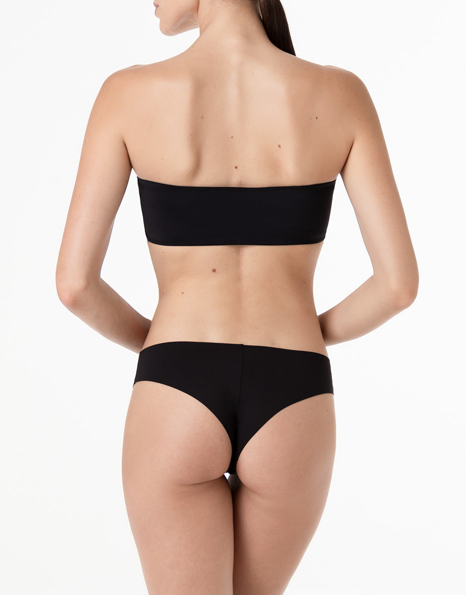 Lovable Second Skin Micro Brasiliano microfibra nero