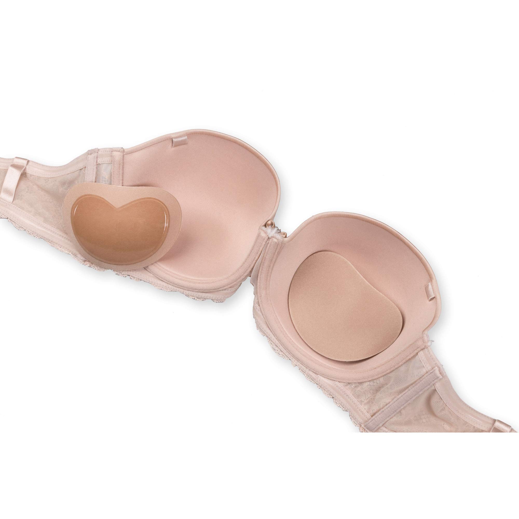 Bye Bra imbottiture reggiseno adesive beige push-up