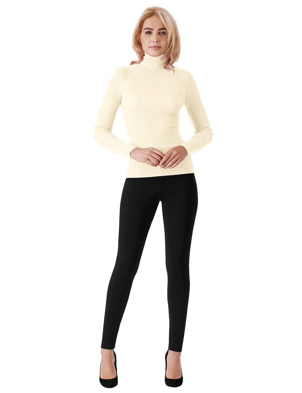 Wolford Merino Fine Rib maglia maniche lunghe lana