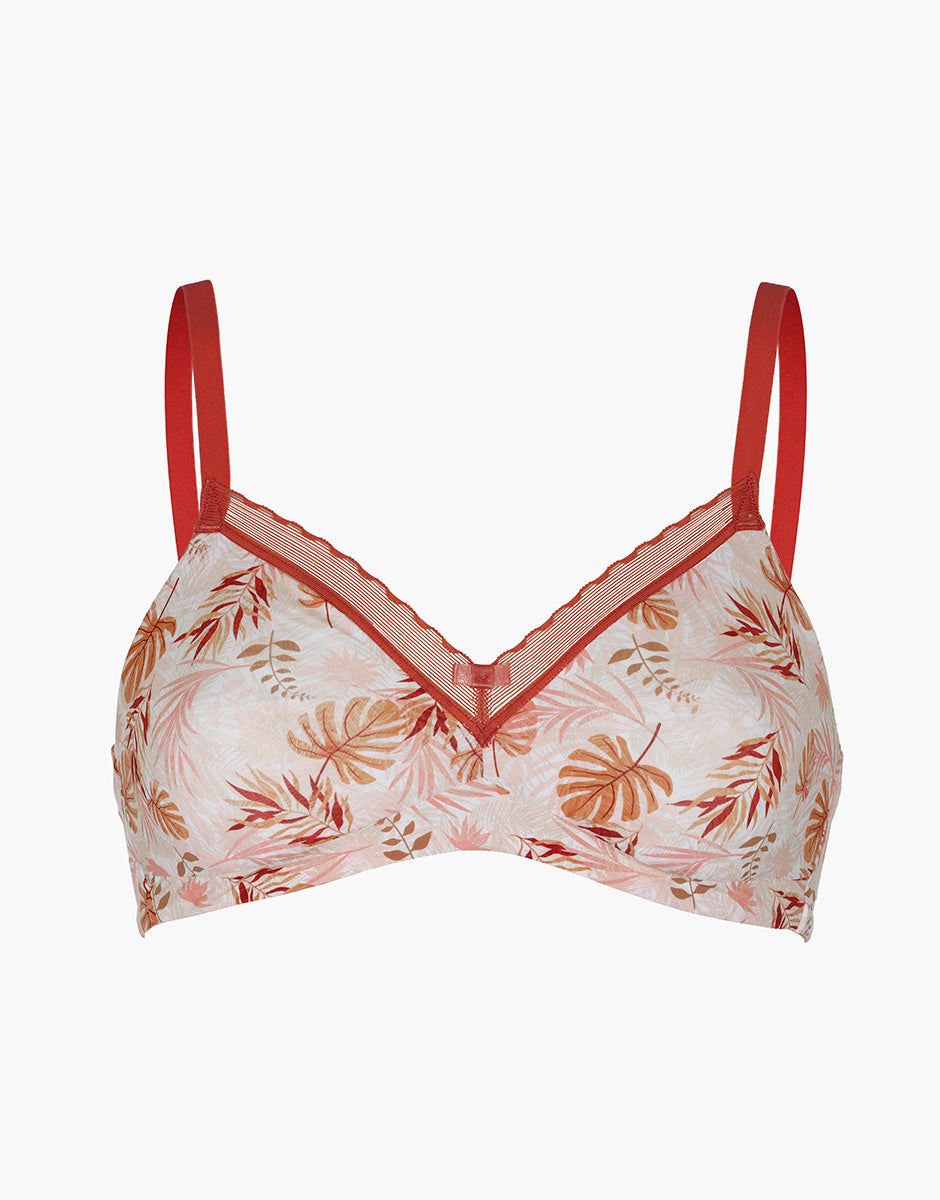 Lovable My Daily Comfort Printed reggiseno rosa polvere stampato