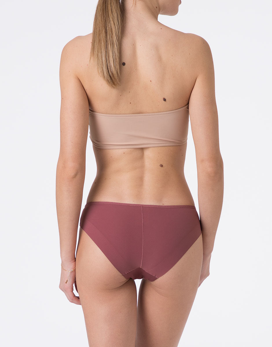 Lovable Invisible L0153 slip donna amaranto senza cuciture