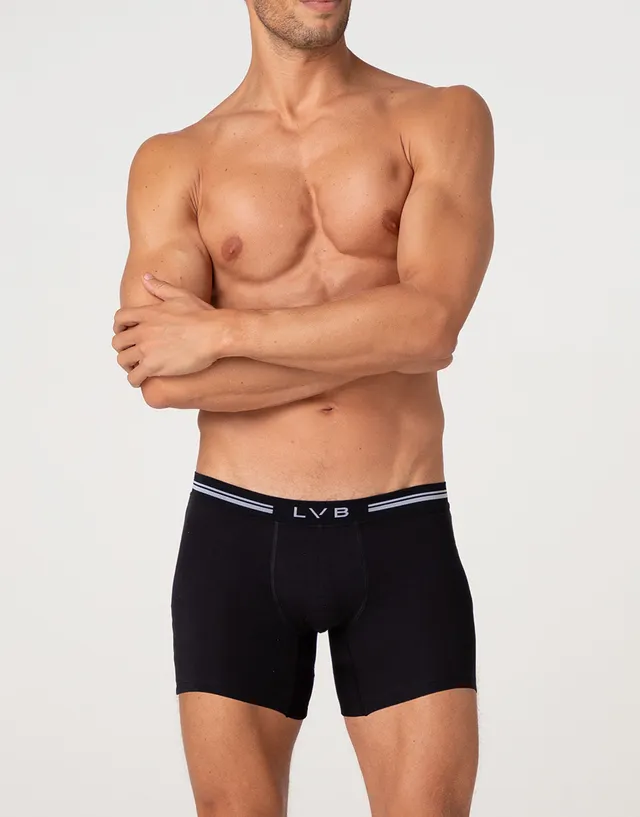 Lovable Comfort 360 Stretch Cotton boxer lungo nero