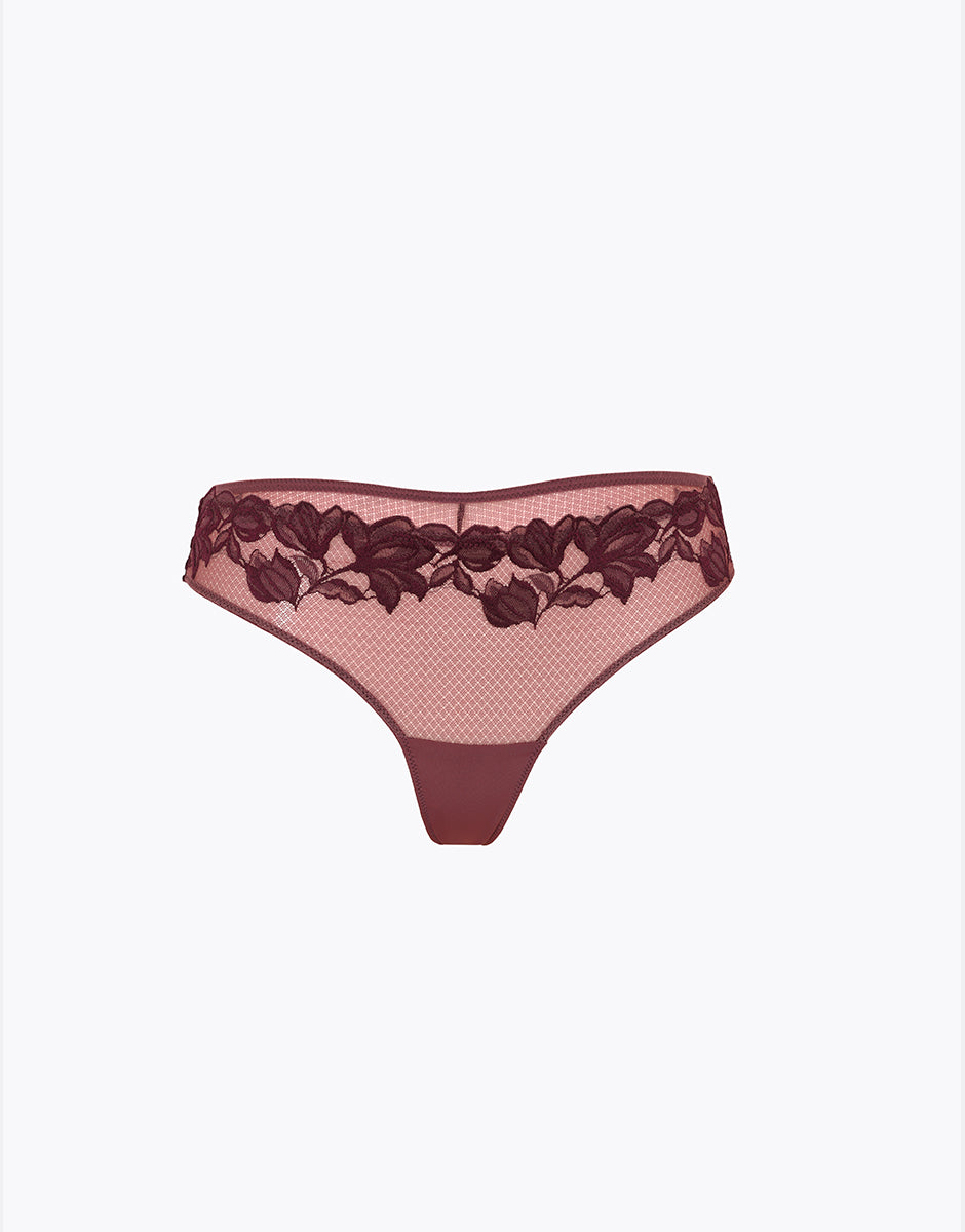Lovable Elegant Muse slip brasiliano rosso amaranto