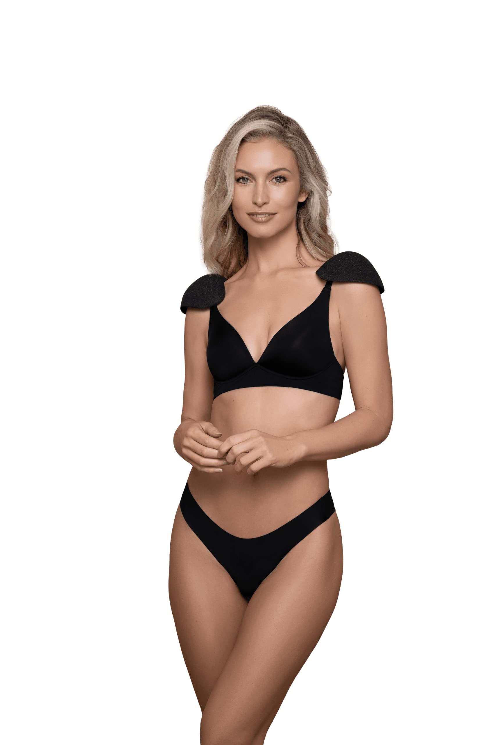 Bye Bra Ultra Cuscinetti Spalline Nero Taglia Unica