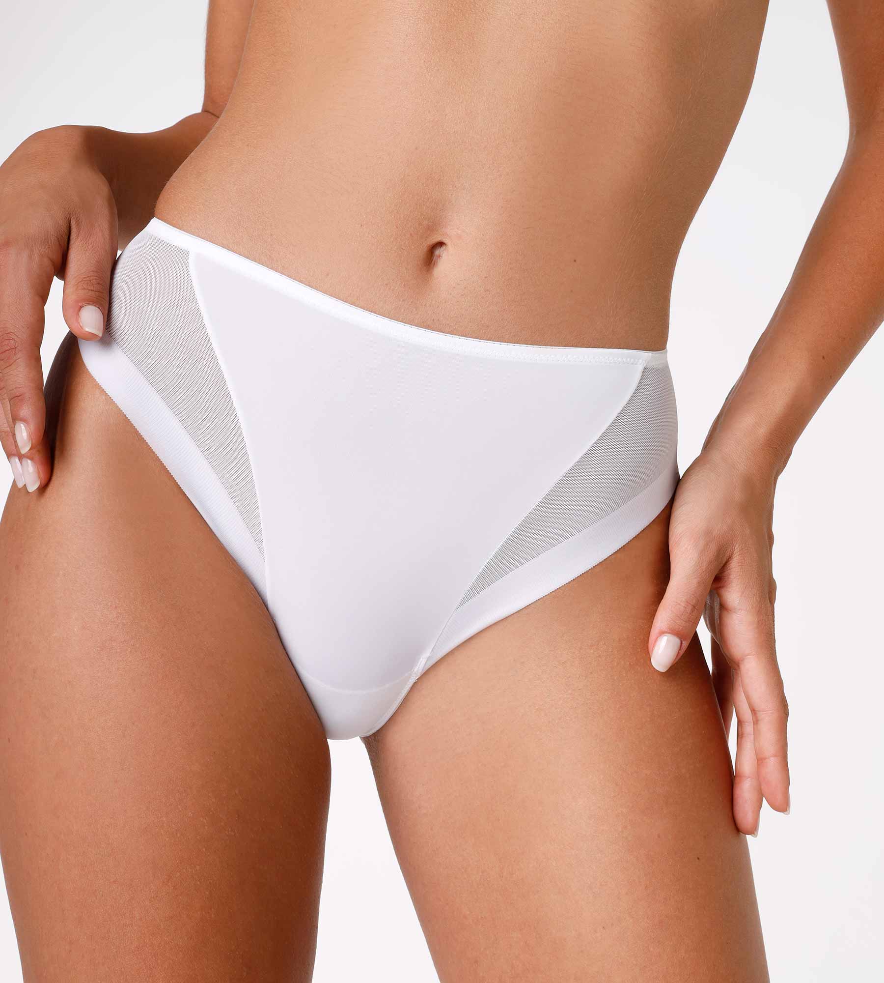 Lovable Invisible Ultralight slip midi bianco invisibile