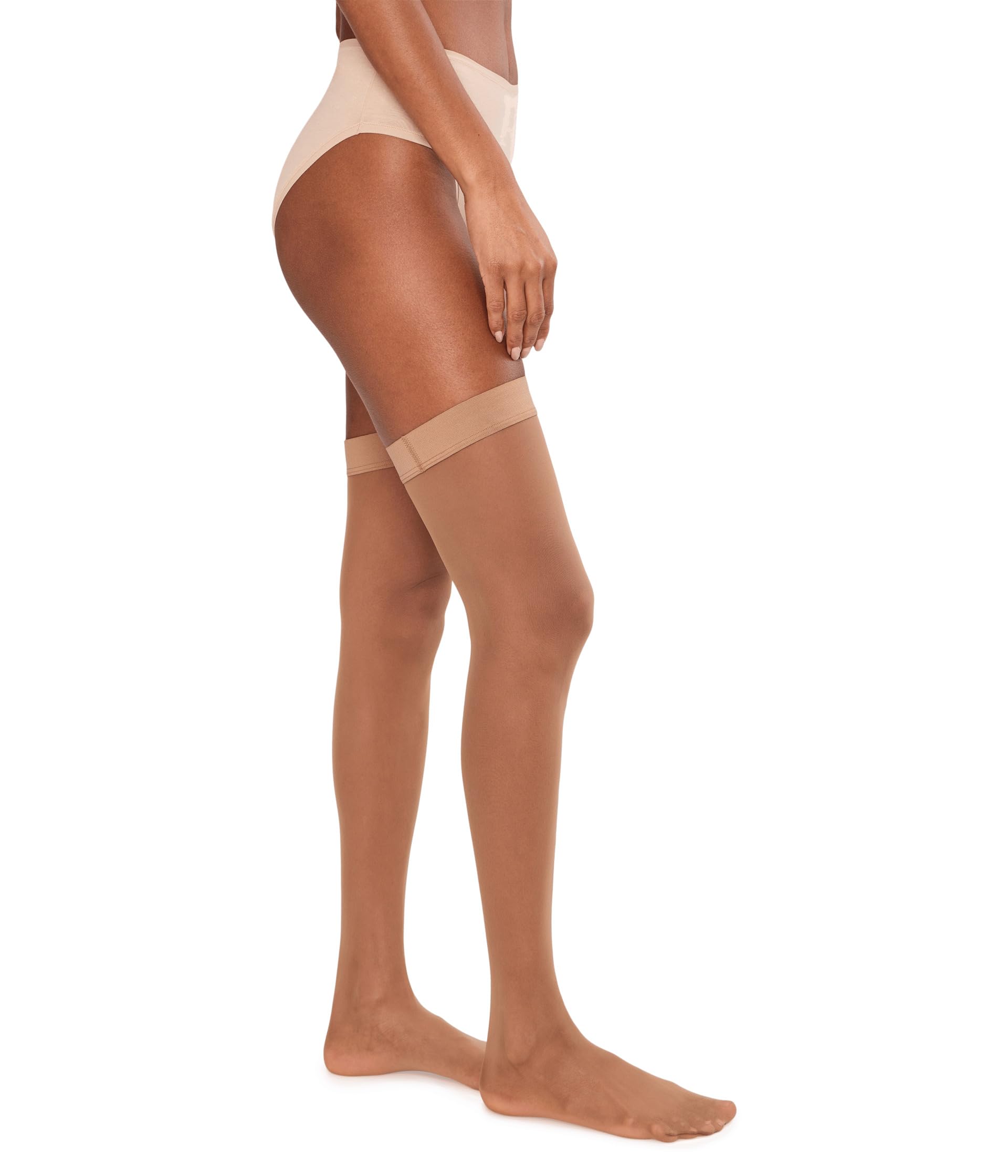 Wolford Individual 10 autoreggente XS beige Caramel