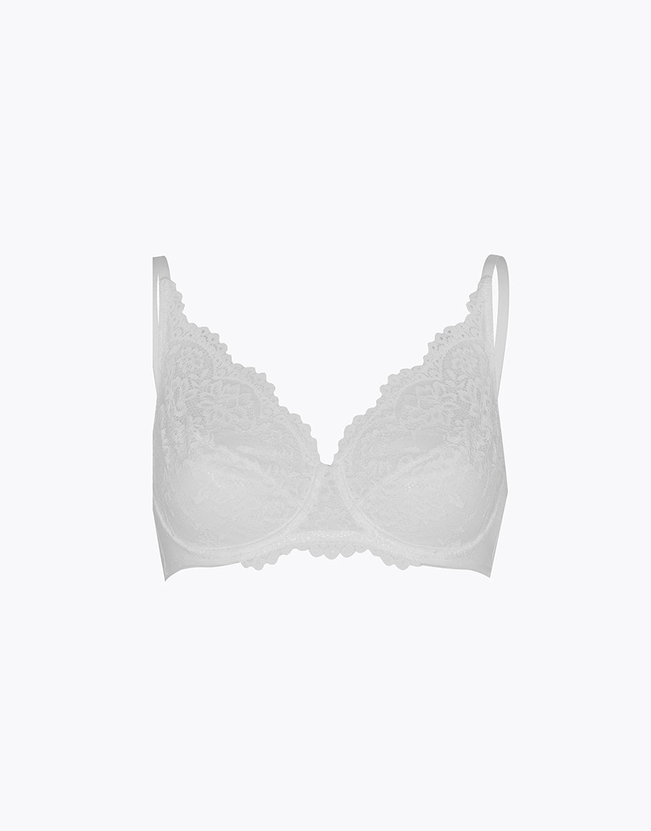 Lovable Stylish Lace reggiseno con ferretto bianco in pizzo