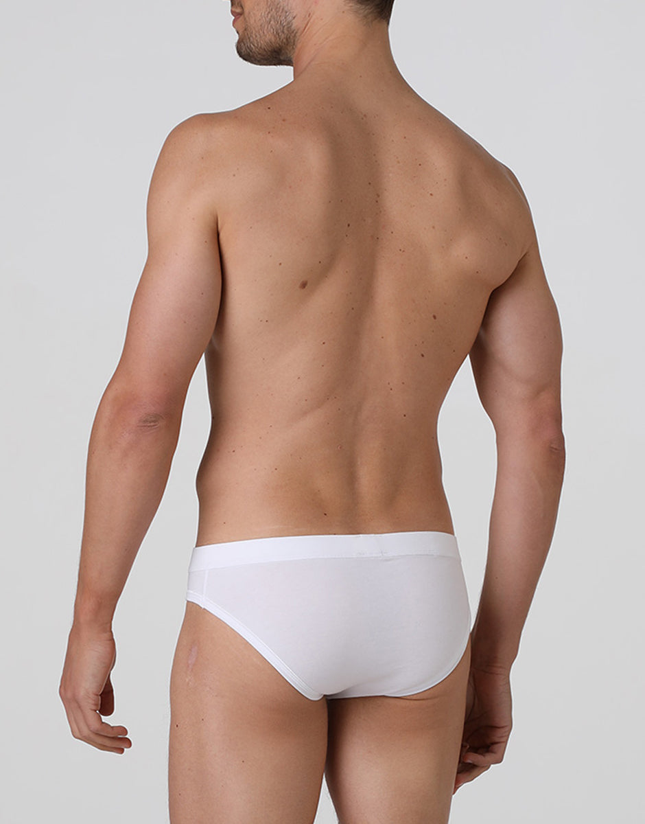 Lovable Man Cotton Stretch slip mini bianco cotone elasticizzato
