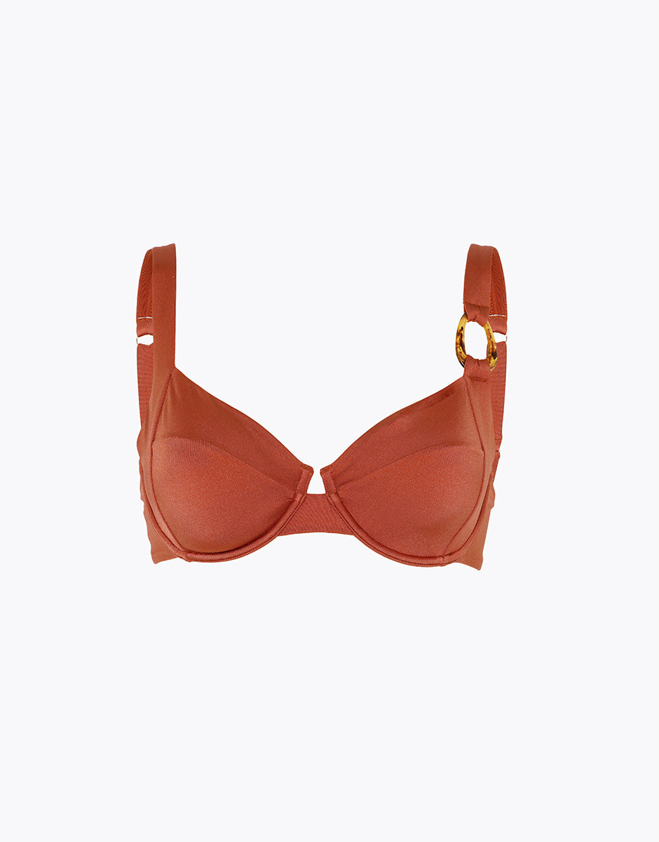 Lovable Glam Shiny Micro Costume Balconette Terra Lurex