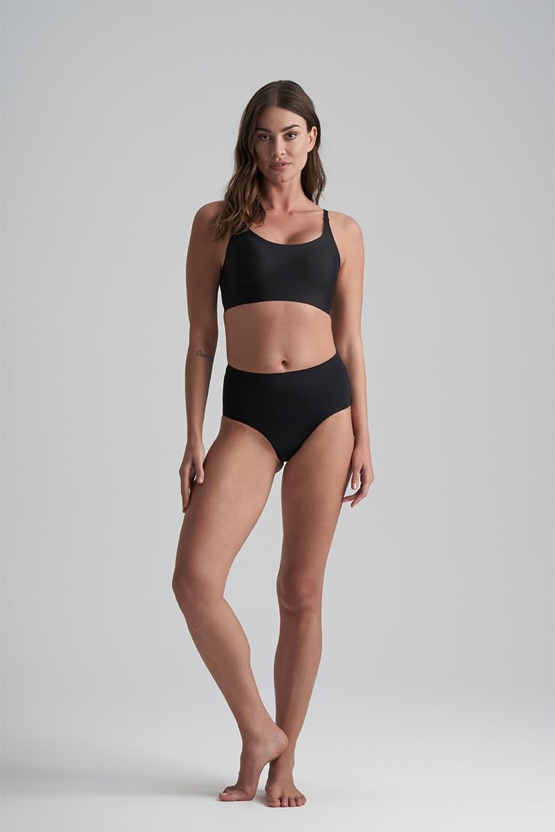 Bye Bra Round Reggiseno Senza Cuciture Nero Supporto