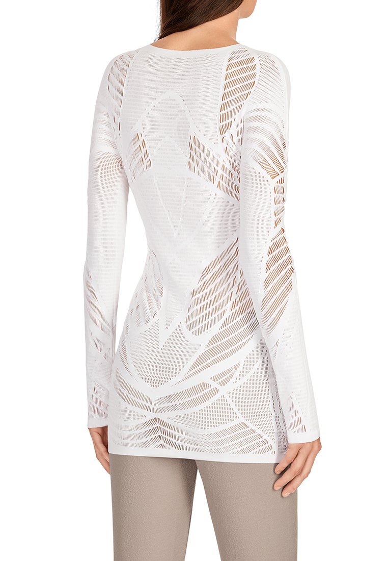 Wolford Maglione Pizzo Donna Bianco S Maniche Lunghe