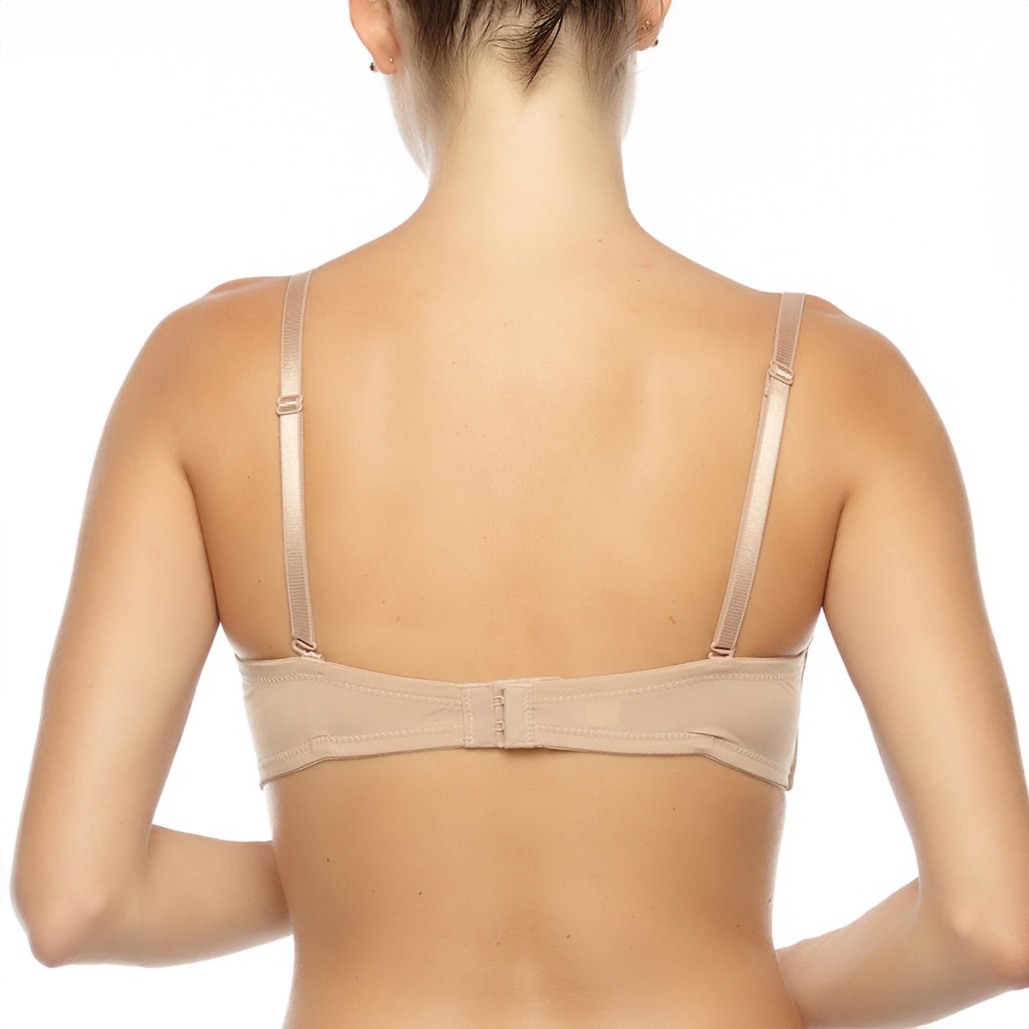 Cotonella Miriam CD003 reggiseno a fascia beige 3B con ferretto