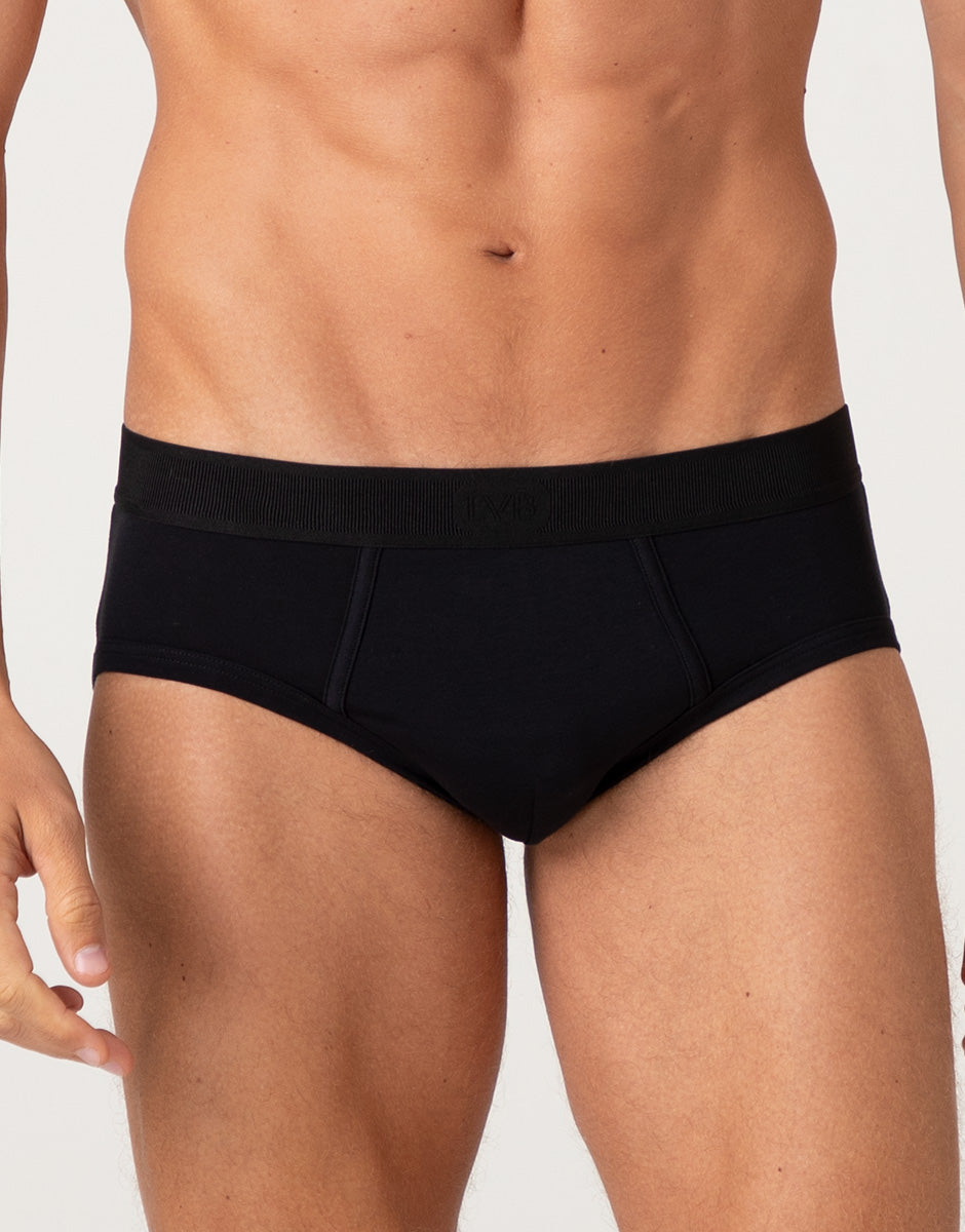 Lovable Man Signature Cotton slip uomo nero cotone Pima