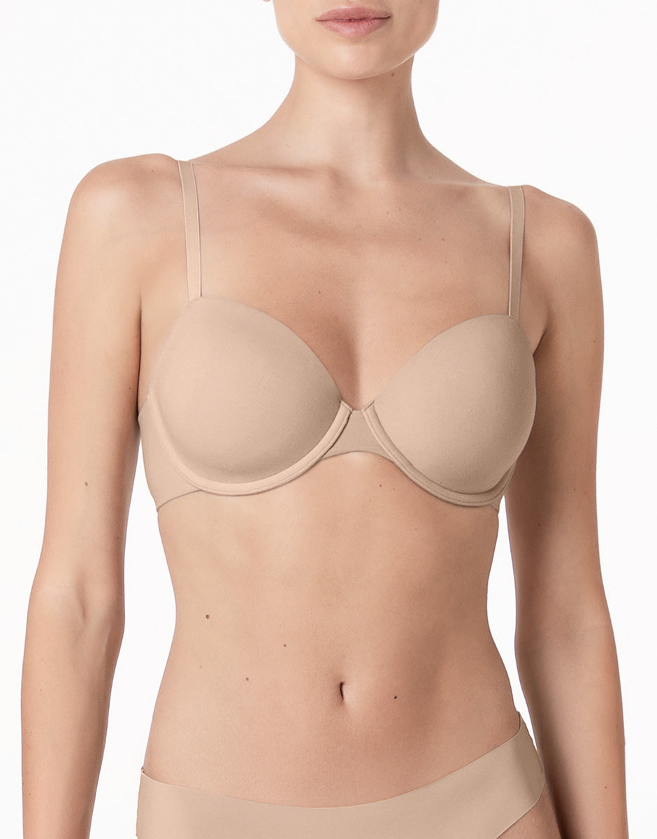 Lovable Invisible Essence Ferretto Reggiseno Nudo Chiaro Microfibra