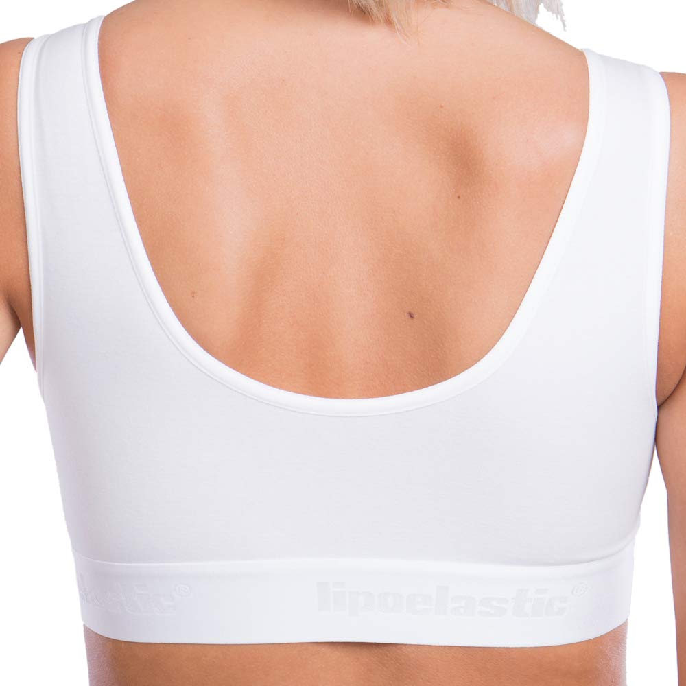 Lipoelastic PI Super reggiseno post-operatorio bianco cotone L