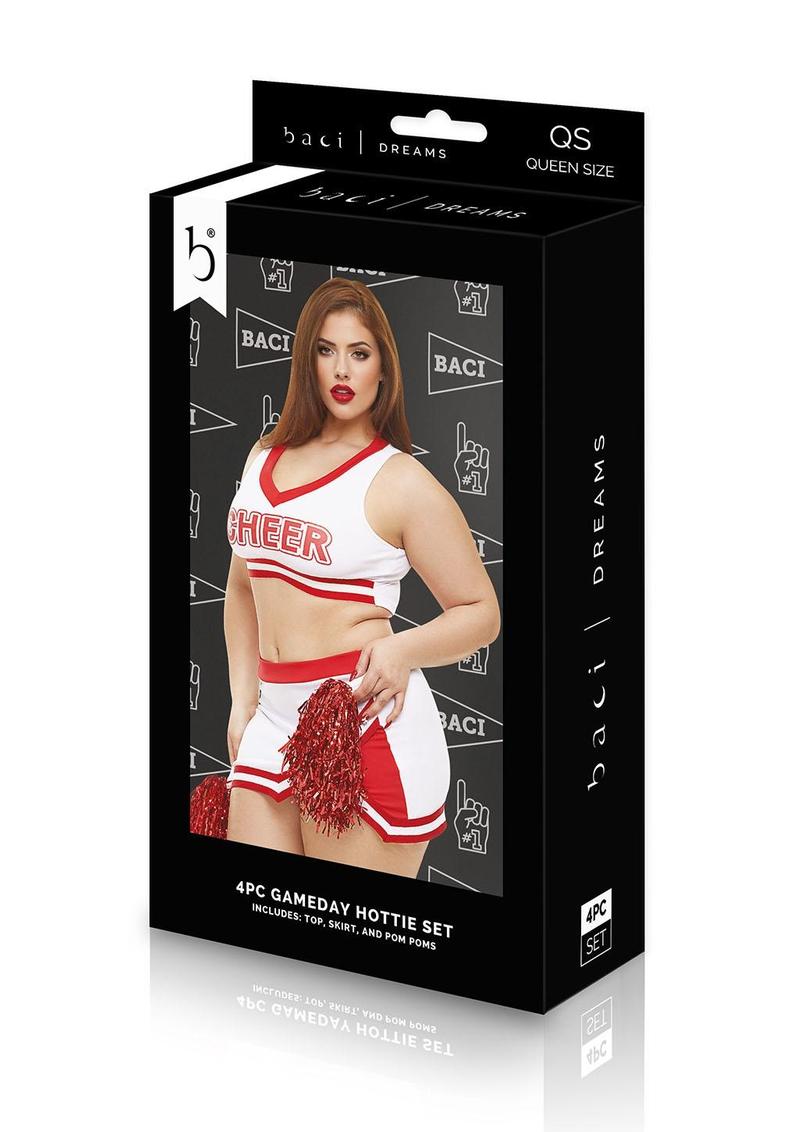 Baci Dreams Gameday Hottie costume cheerleader 4 pezzi