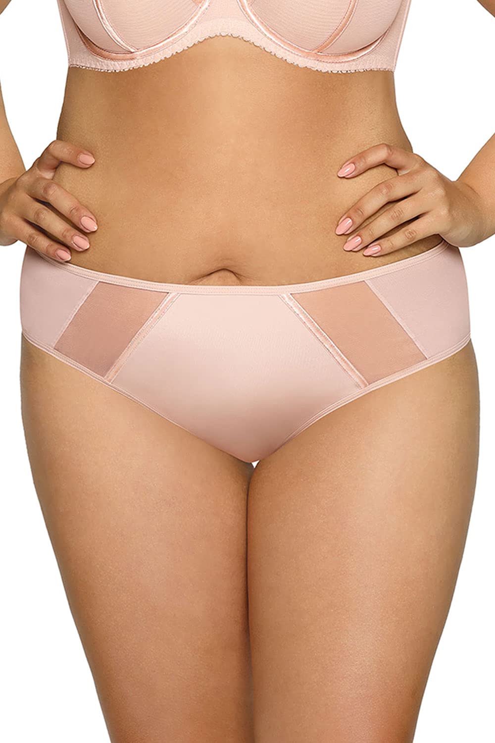 Ava 1923 Protea slip brasiliano L beige tulle