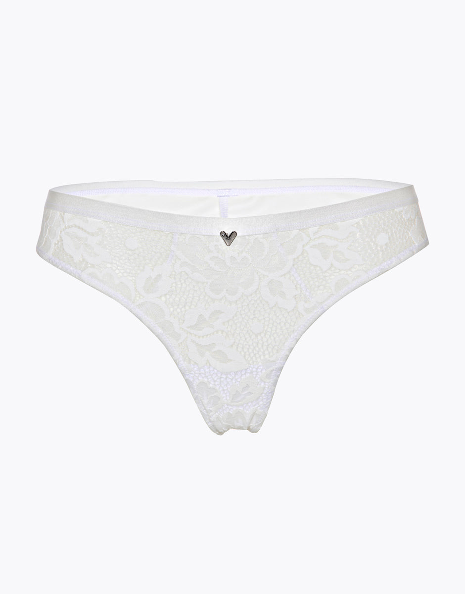 Lovable Anniversary Lace brasiliano pizzo bianco