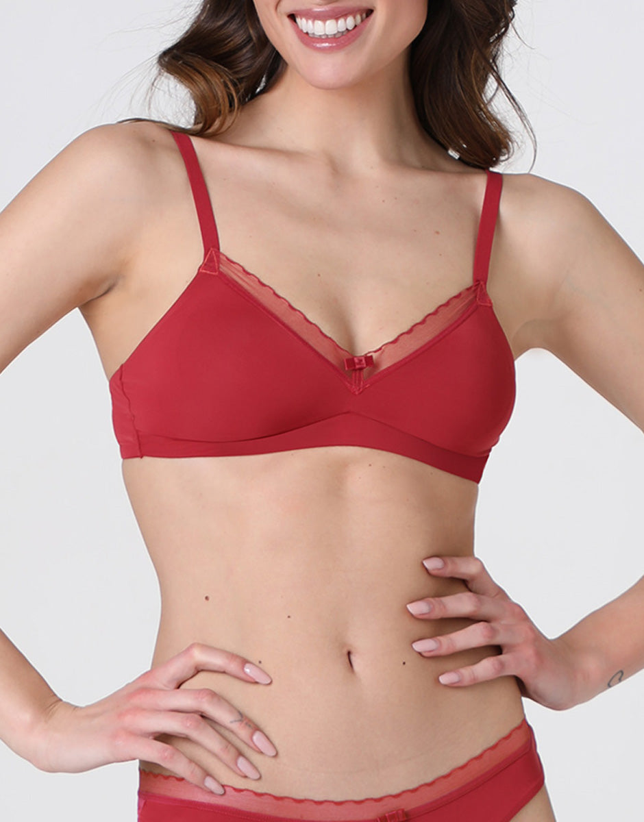 Lovable My Daily Comfort L027O reggiseno senza ferretto lampone