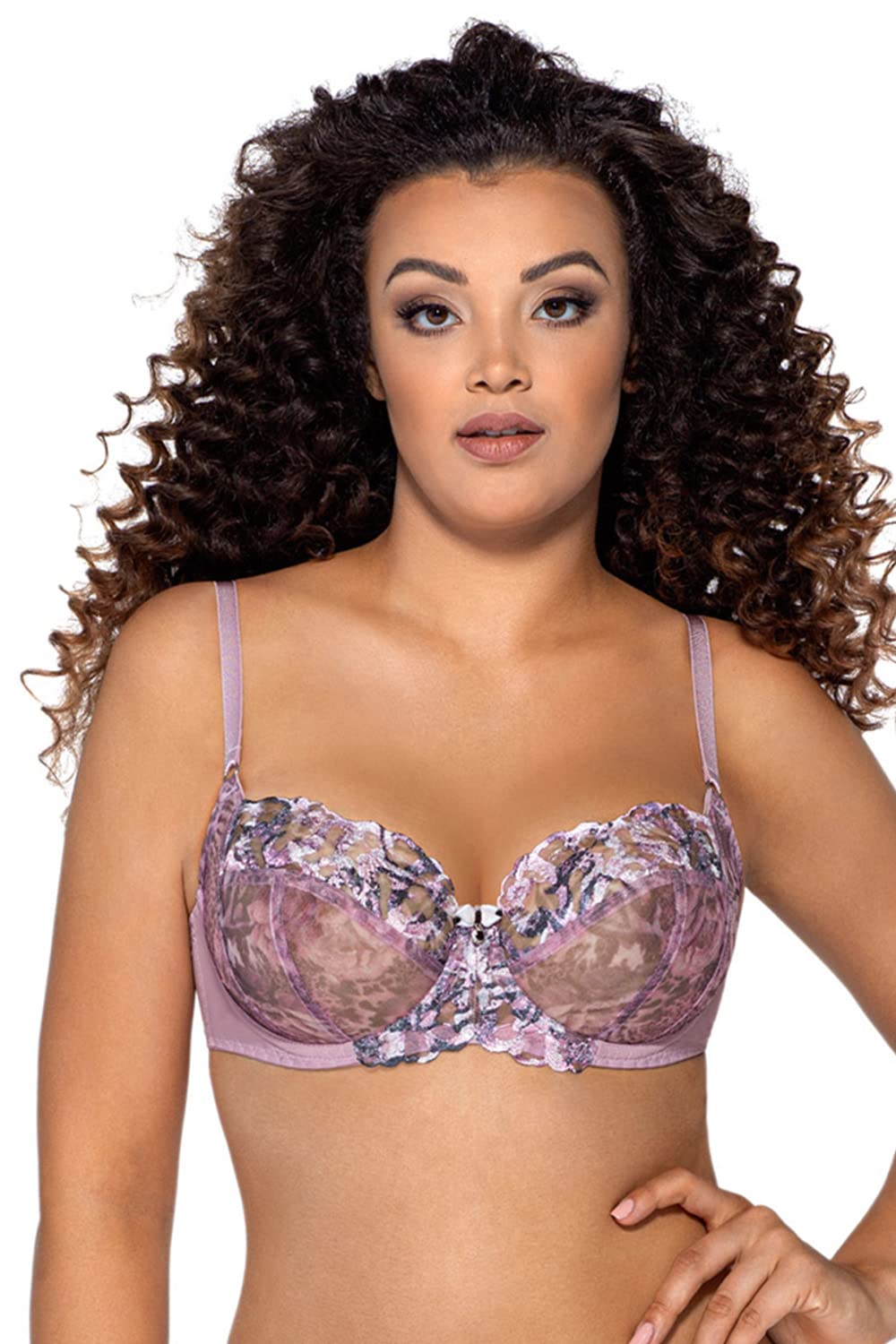 Ava Zoe 1986 reggiseno non imbottito rosa in rete