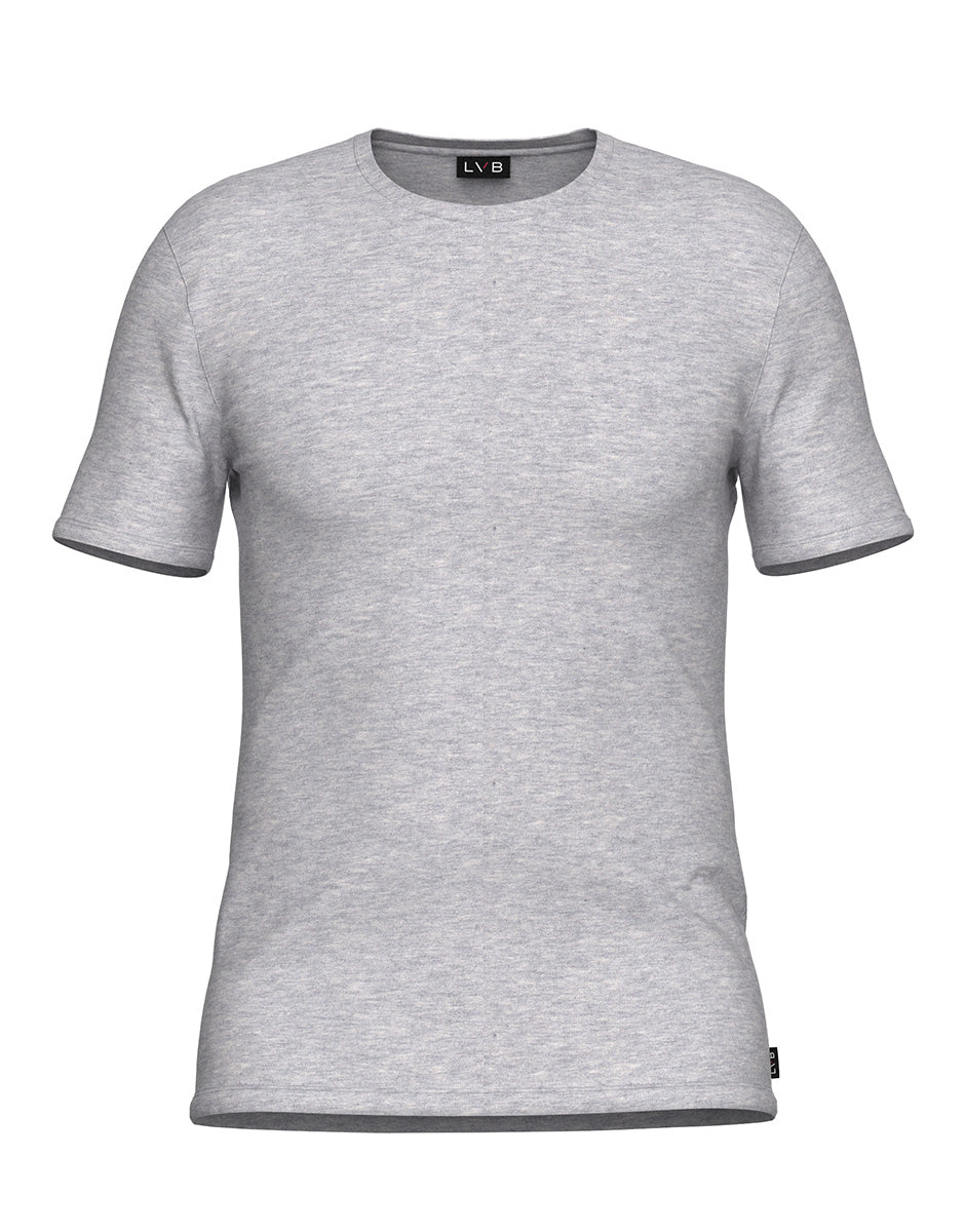 Lovable Man Jacquard Cotton Modal t-shirt grigio
