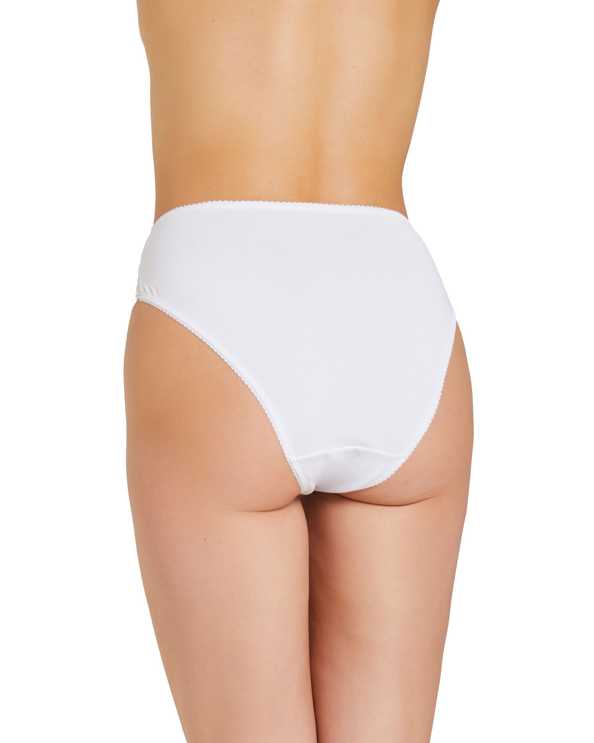 Intimami Slip Classico Pizzo Cotone Modal Confezione 3 Pezzi