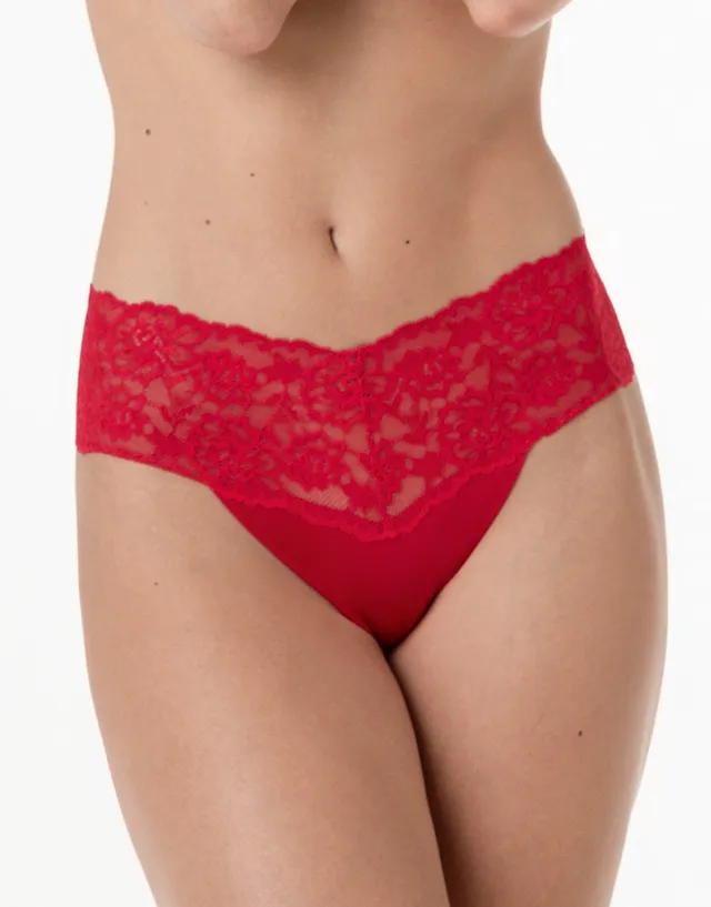 Lovable Table Panties brasiliano cotone rosso