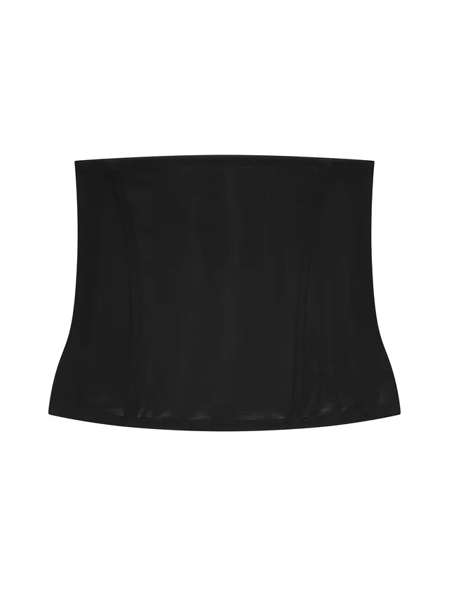 Bye Bra Powermesh guaina vita alta contenitiva nero controllo alto
