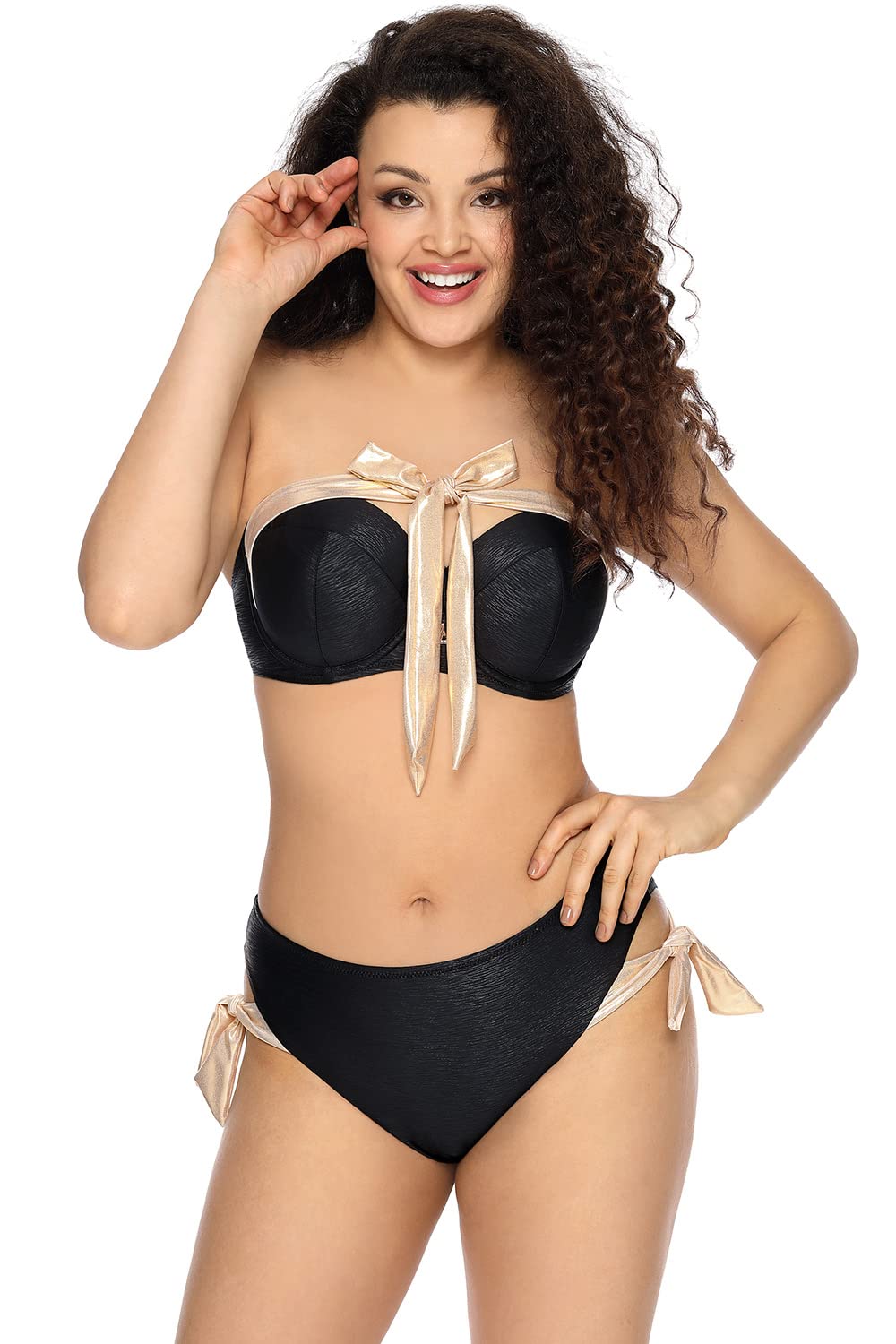 Ava SK-148 reggiseno bikini nero full cup microfibra