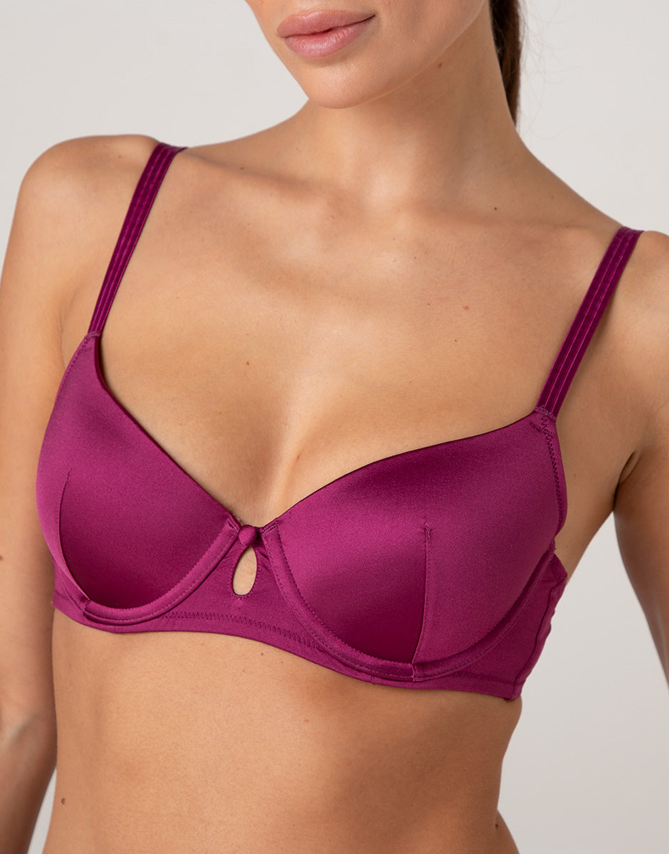 Lovable Chic Micro reggiseno imbottito lampone viola