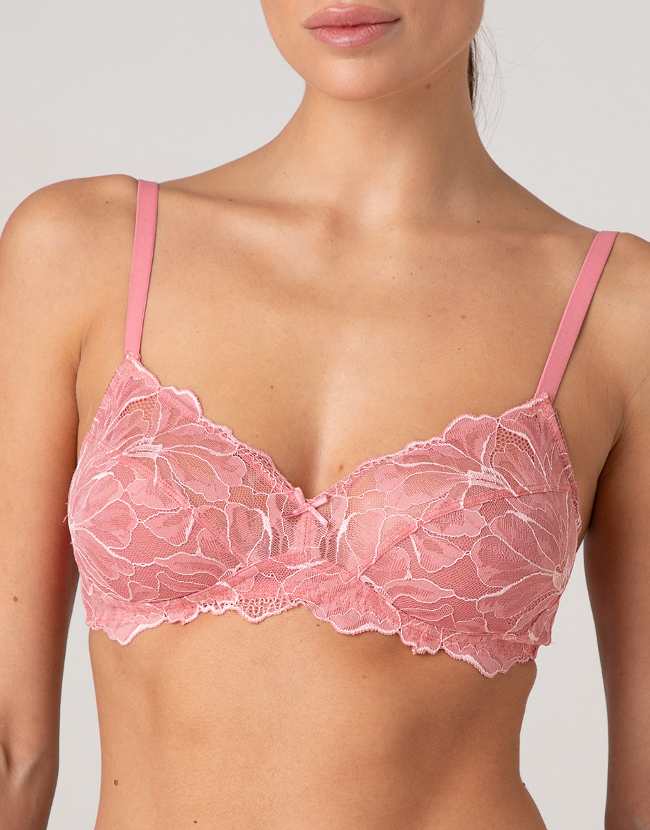 Lovable Floreal Lace reggiseno pizzo rosa pesco