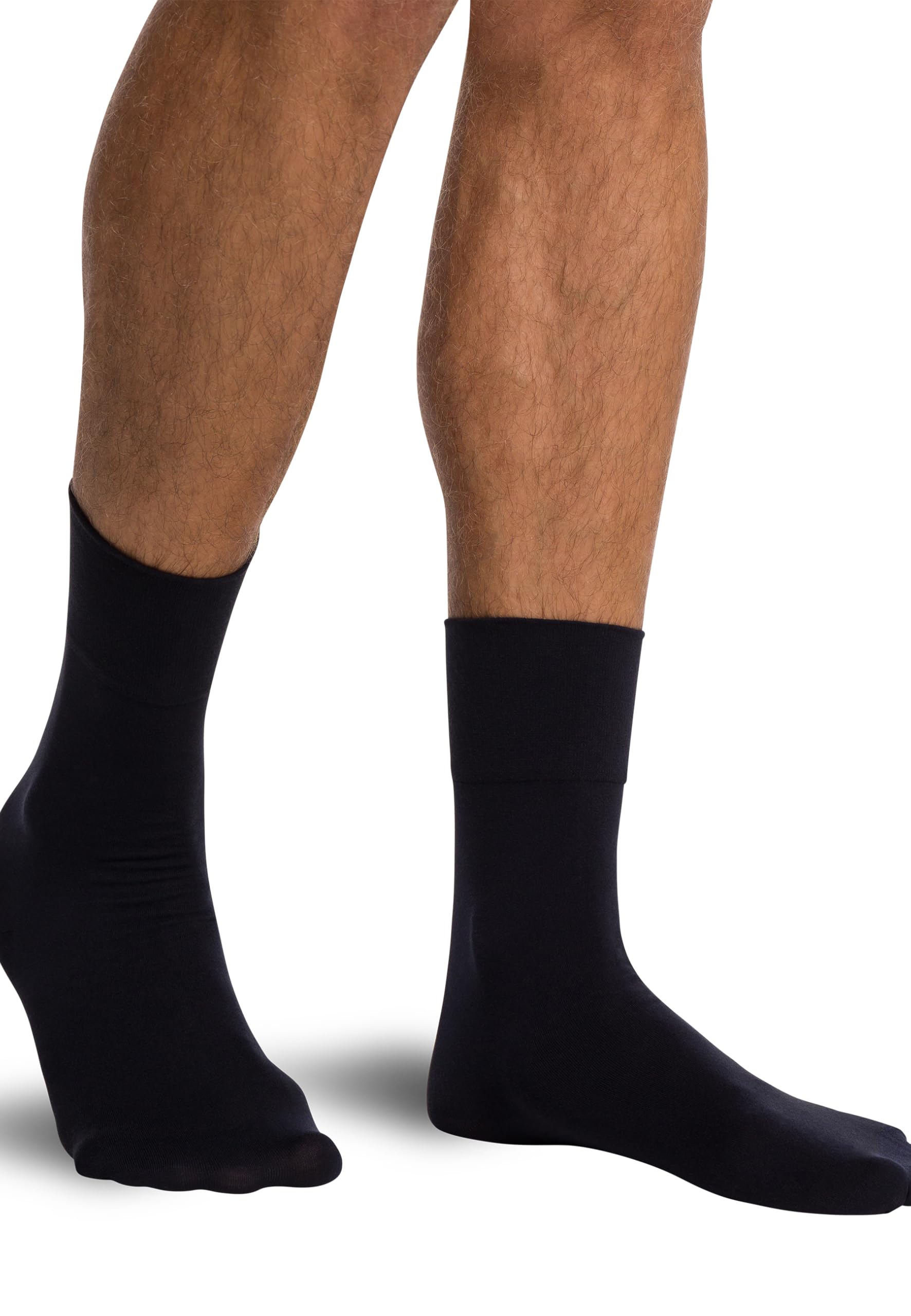 Wolford Cotton Velvet calzini uomo blu 39-40 cotone
