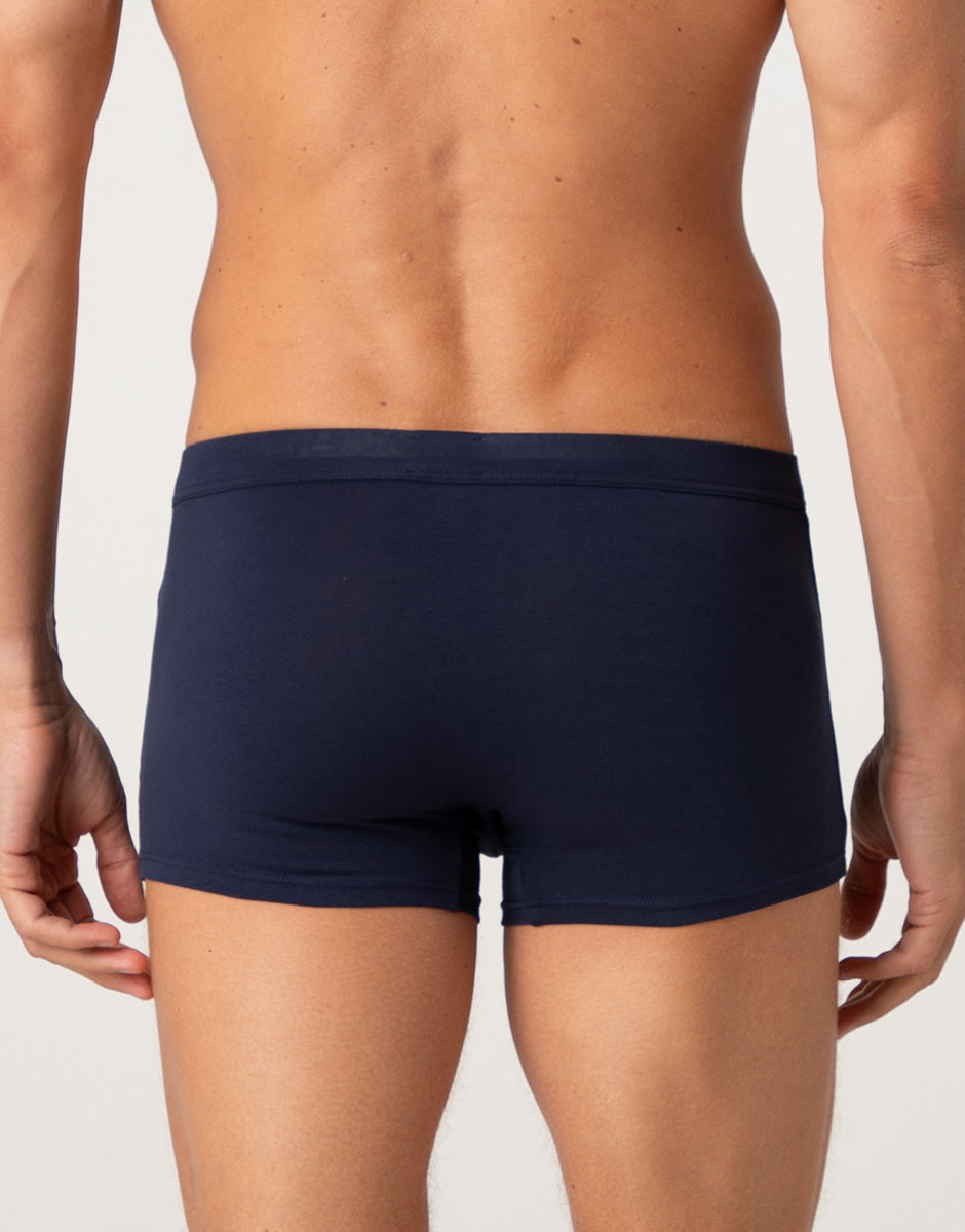 Lovable Dynamic Cotton boxer uomo blu notte cotone elasticizzato