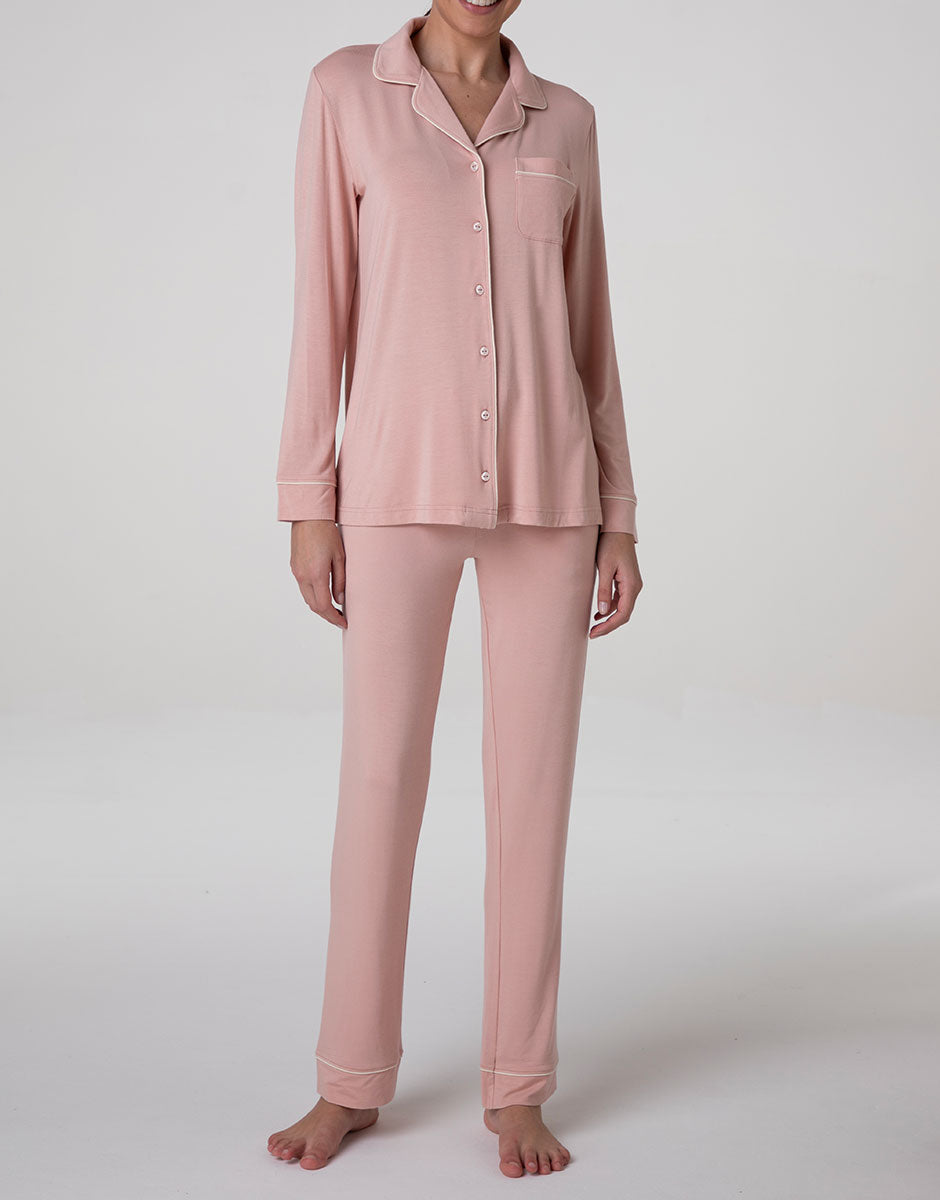 Lovable casacca aperta viscosa rosa blush manica lunga