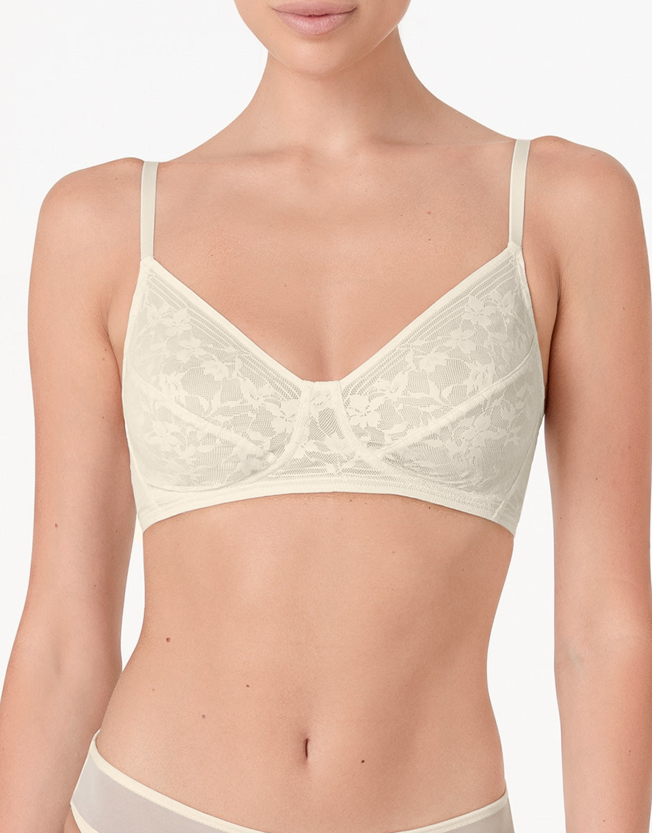 Lovable Blossom Lace reggiseno triangolo pizzo avorio