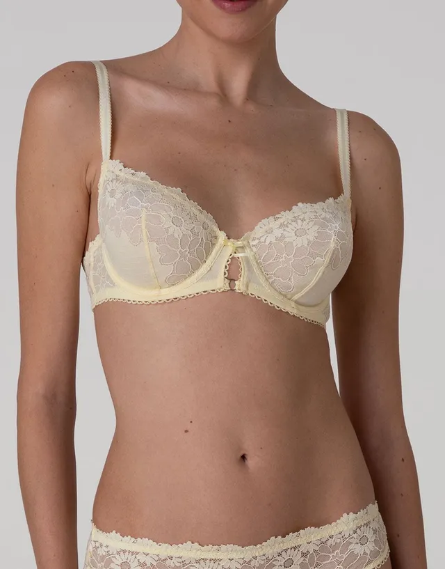 Lovable Garden Flowers Lace reggiseno vaniglia pizzo coppa D