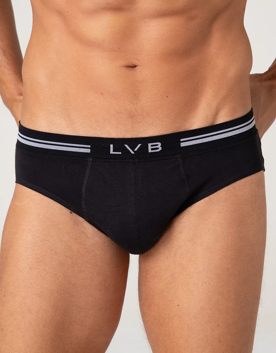 Lovable Man Comfort 360 Stretch Cotton slip nero