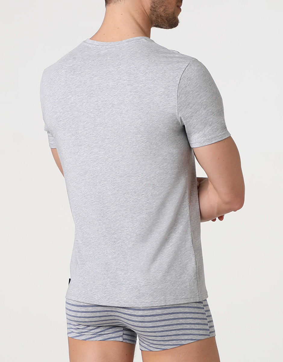 Lovable Man Jacquard Cotton Modal t-shirt grigio